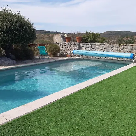 Belle Maison Ardechoise Avec Piscine Ferienhaus *